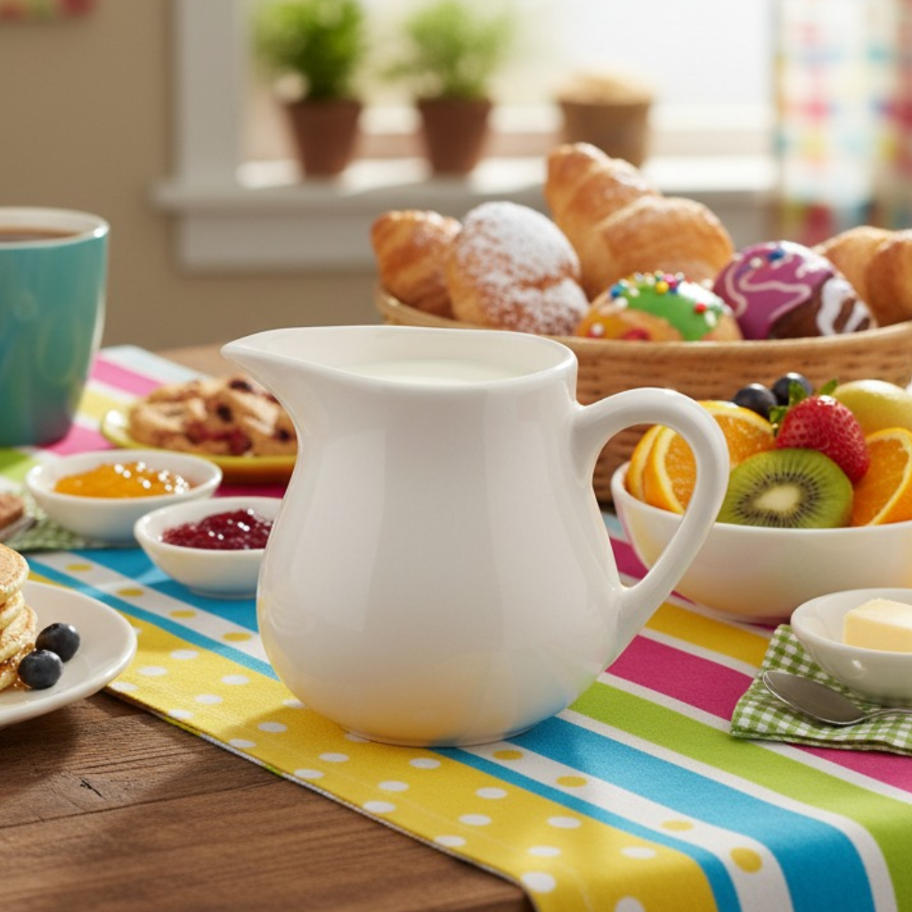 Mini Leiteira de Porcelana Renaissance (180ml)