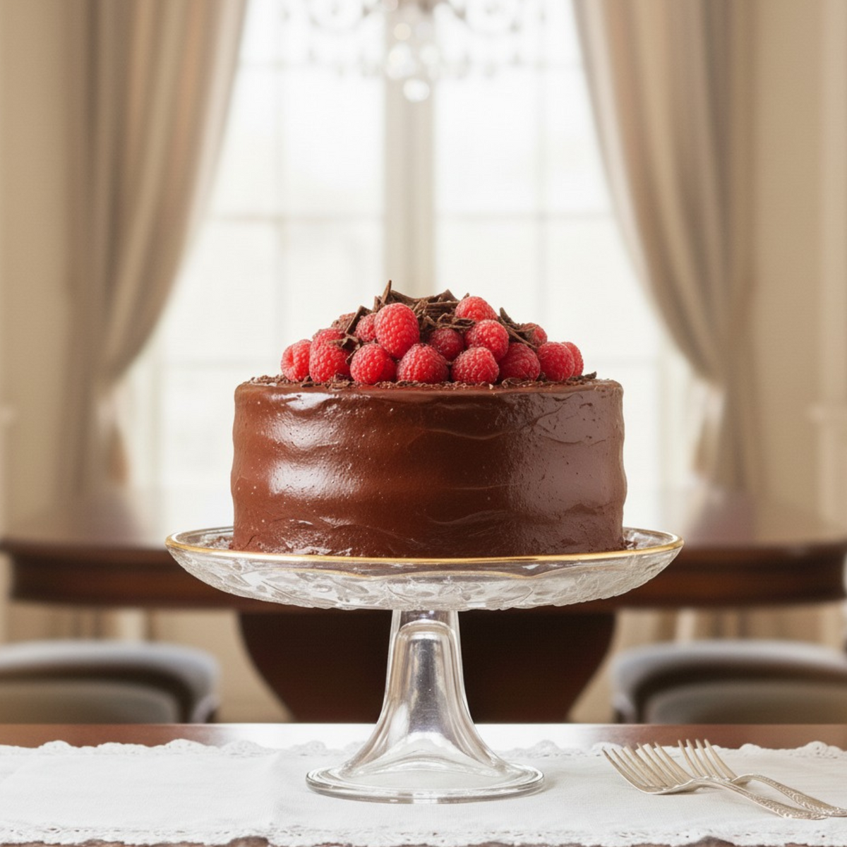 Foto de Prato para Bolo com Fio de Ouro