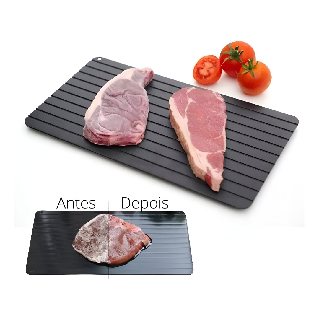 TÁBUA MÁGICA DE DESCONGELAMENTO RÁPIDO DE CARNE