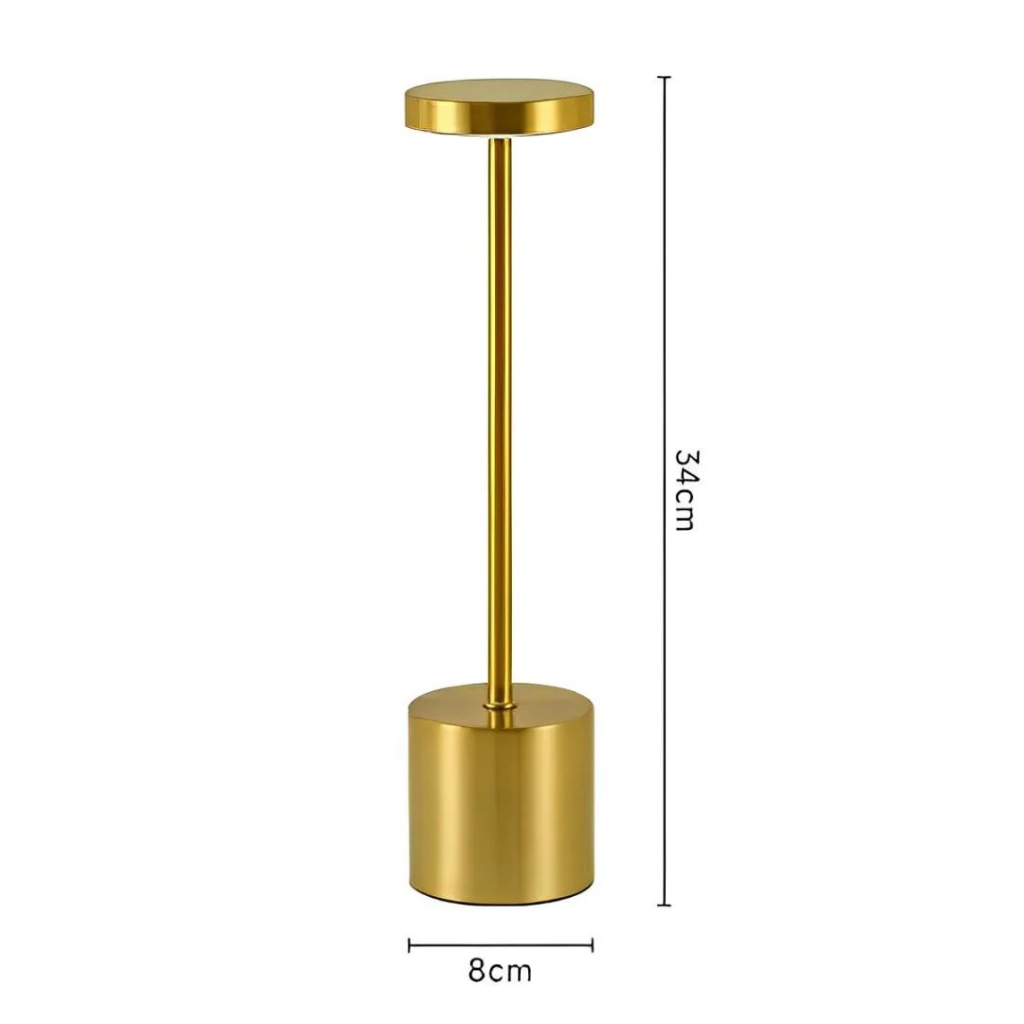 Luminária De Mesa Recarregável Sem Fio