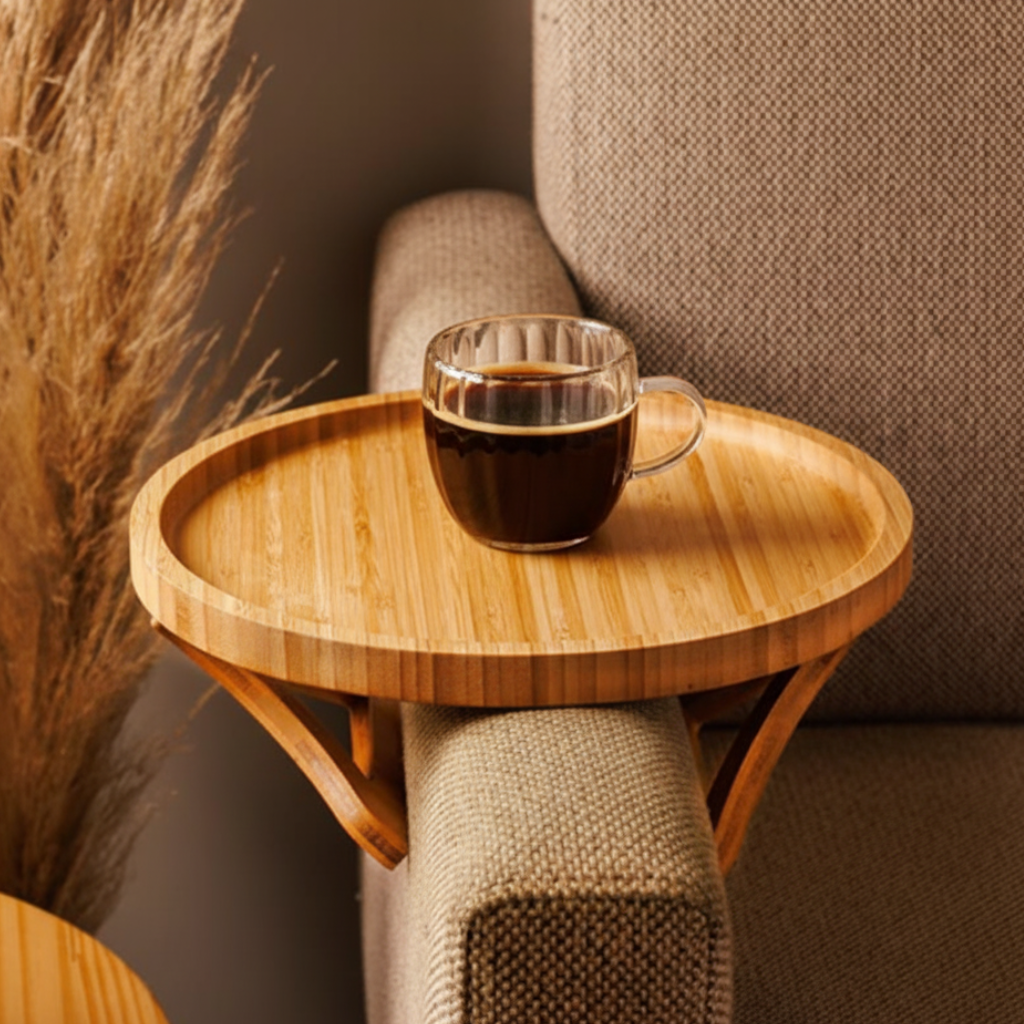 Bandeja Dobrável para Braço de Sofá Restio (25cm)