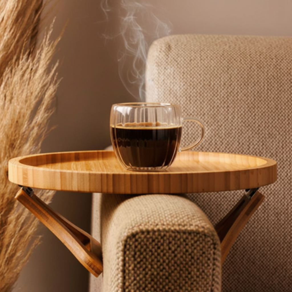 Bandeja Dobrável para Braço de Sofá Restio (25cm)