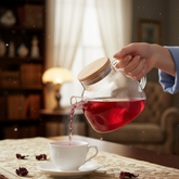 Chaleira de Vidro com Tampa de Bambu Rituale (1L)