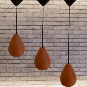 Kit de 3 Pendentes de Cerâmica Terraluz