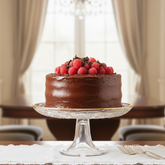 Foto de Prato para Bolo com Fio de Ouro