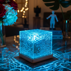 Projetor de Luz Night Cube - 16 Cores de Luz