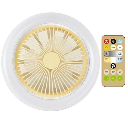 VENTILADOR DE TETO COM LUZES DE LED