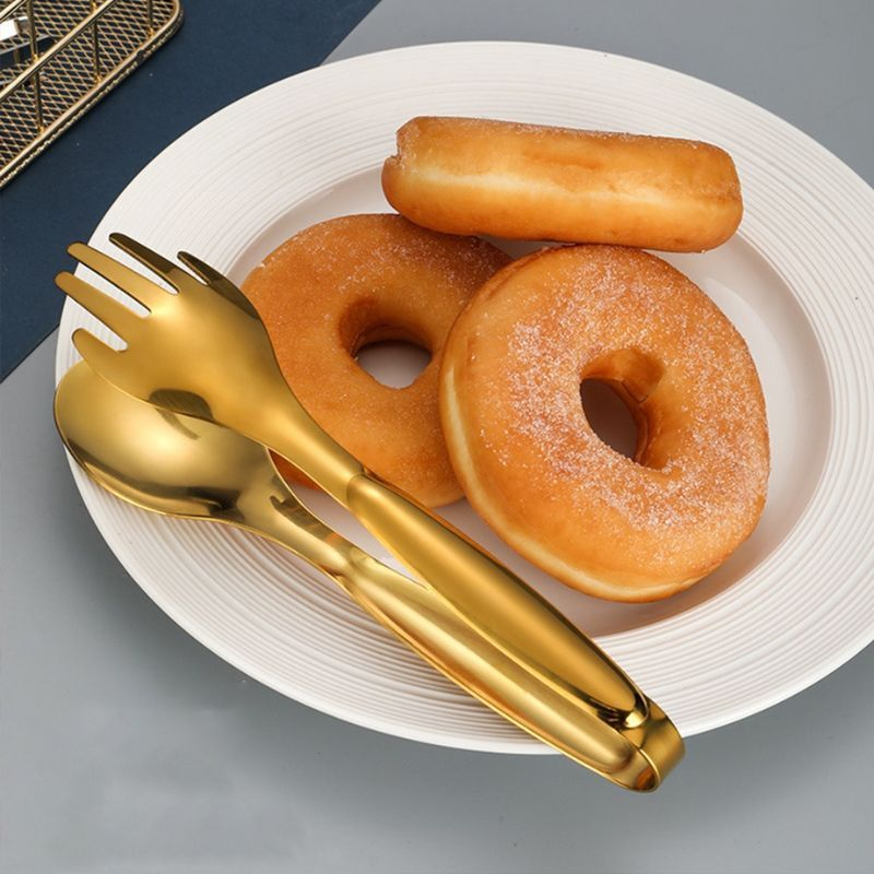 Talheres Kit 4 De Aço Inox Servindo Utensílios Dourado Conjunto Colher de Sopa Na Cozinha Talheres De Bom Gosto