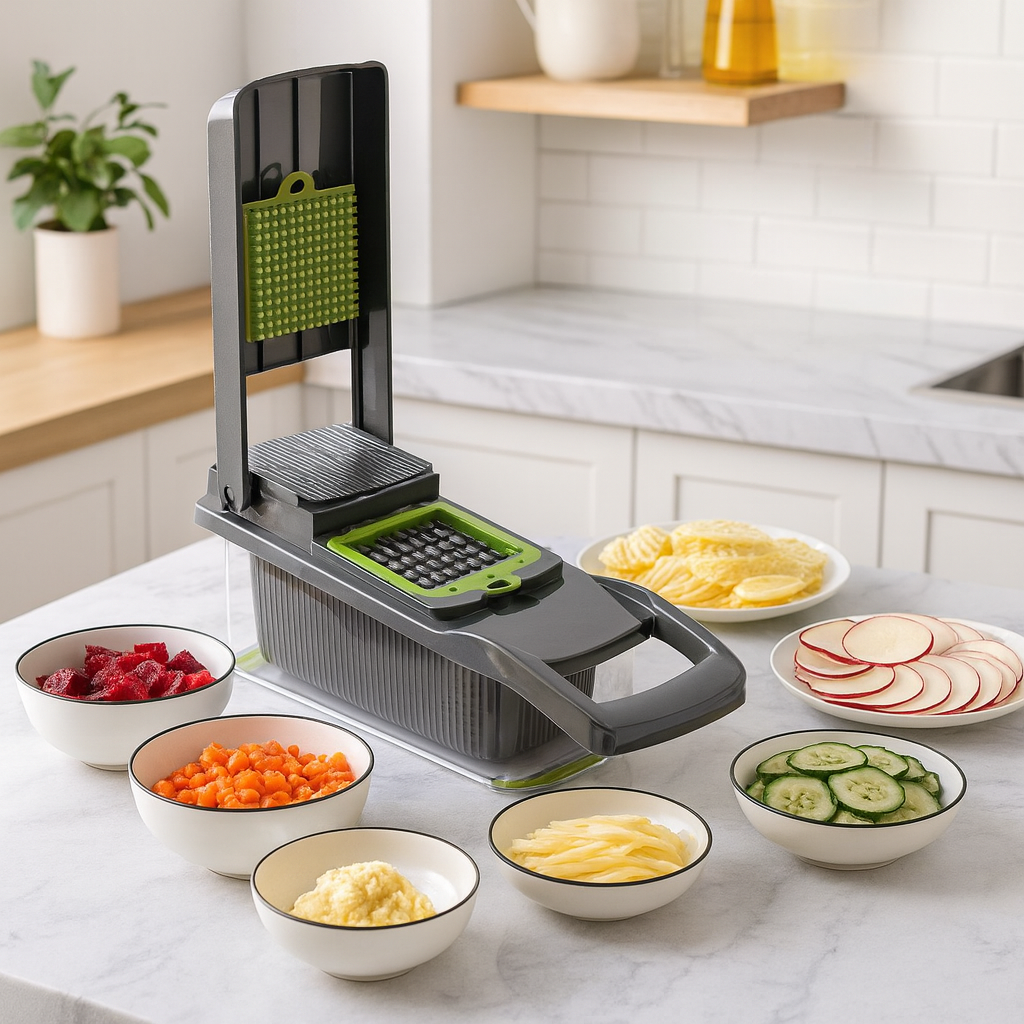 Cortador de Legumes, Frutas e Verduras Multifuncional