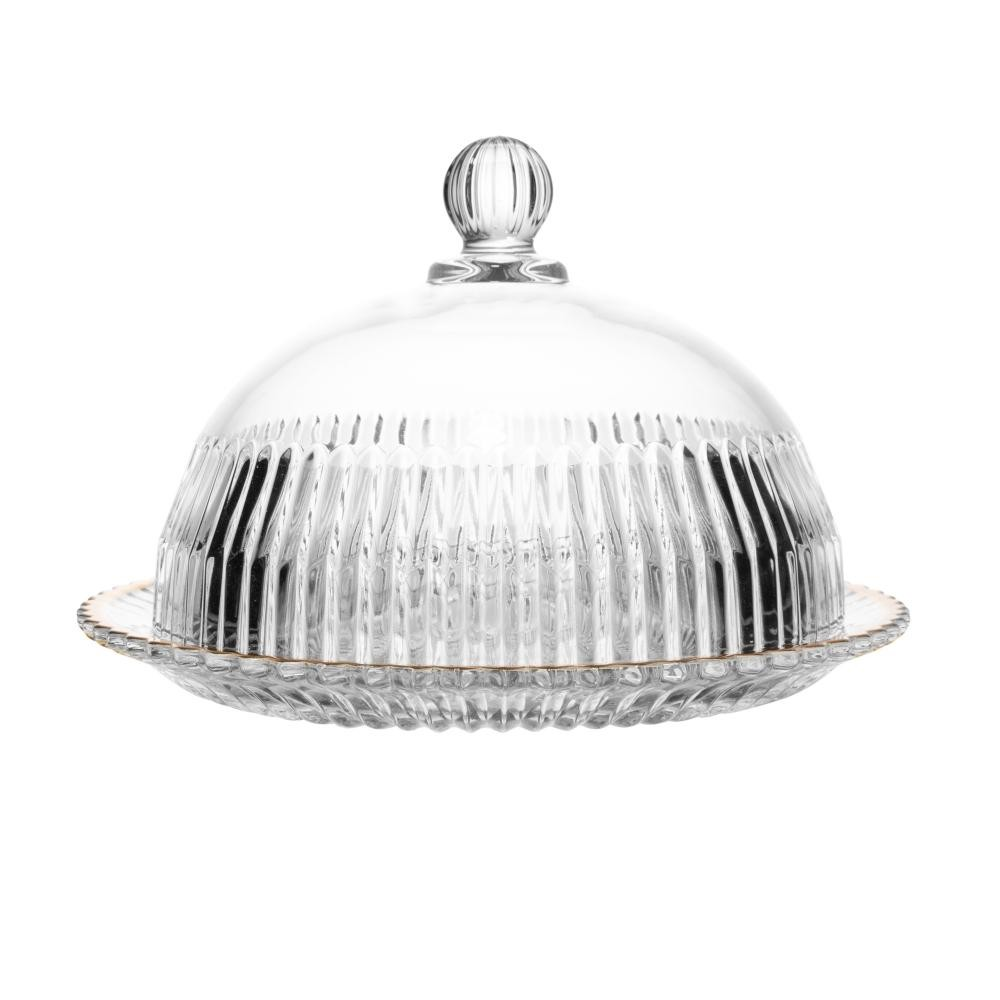 Queijeira Fio de Ouro de Cristal Imperatriz 20cm - Wolff